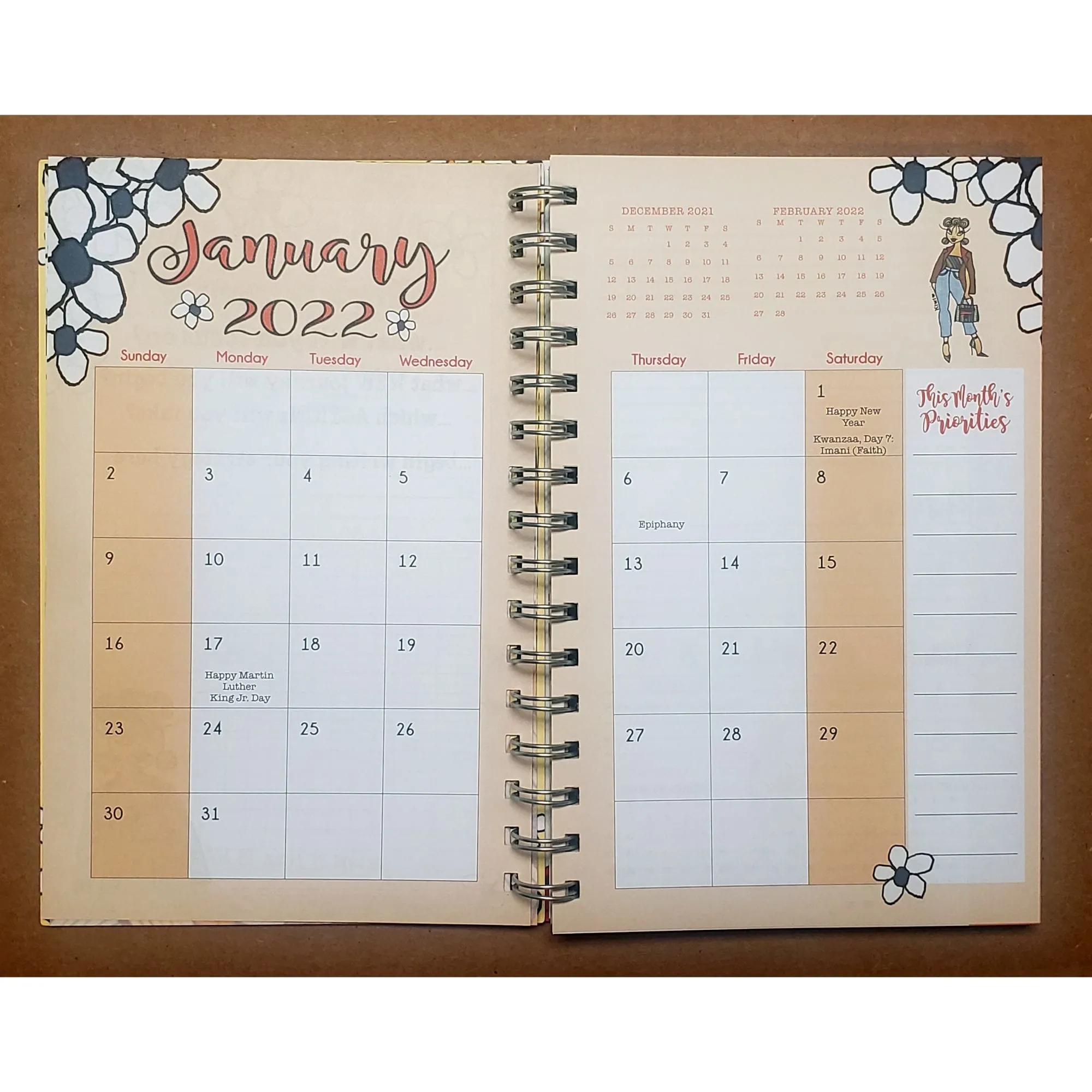 100% Pure Choc-LIT 2022 Weekly Planner