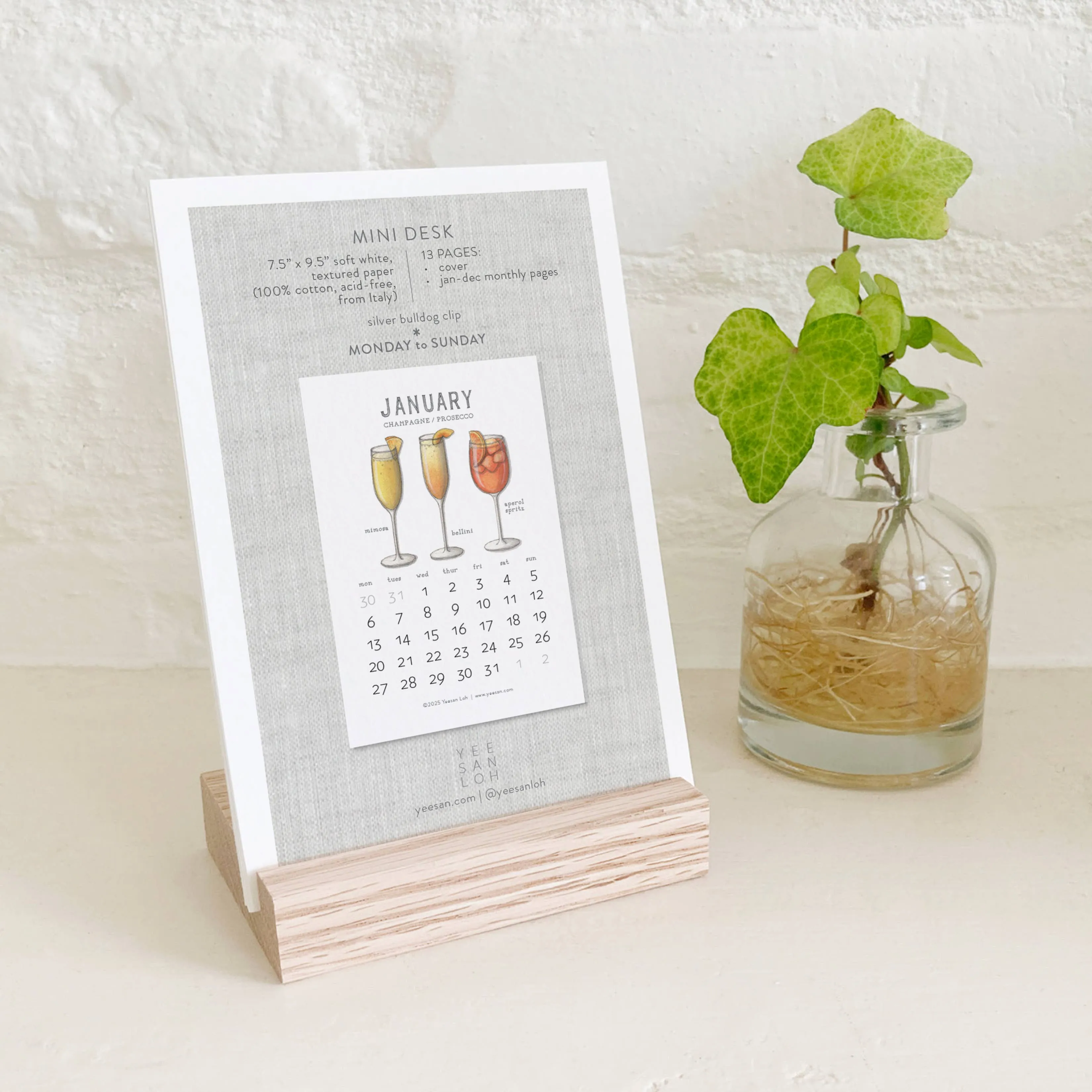 2025 Calendars: Cocktails