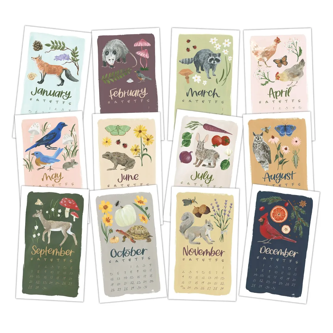 2025 Critters In The Garden Calendar by 1Canoe2