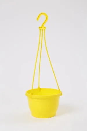 7 Inch Hanging Pot Yellow