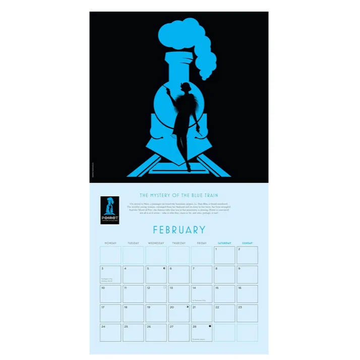 Agatha Christie Poirot 2025 Calendar