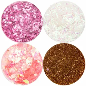 American Crafts Color Pour Resin Mix-Ins Vinatge - White, Copper, Mica & Pink