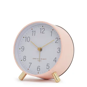 Angelina Silent Alarm Clock - Blush