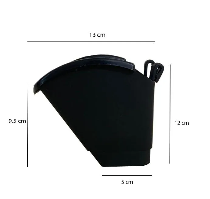 Black Vertical Hook Pot Big