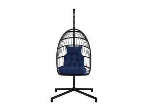 Blue Hanging Egg Chair