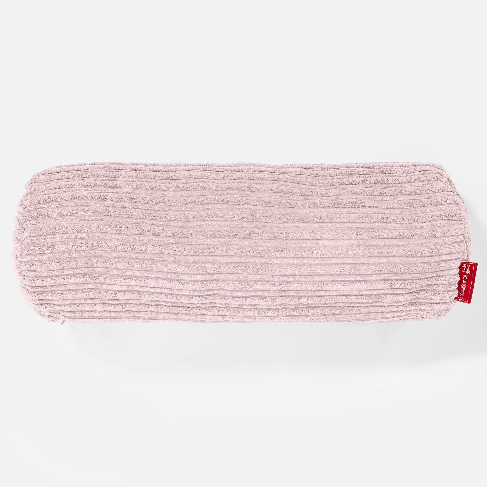 Bolster Scatter Cushion Cover 20 x 55cm - Cord Blush Pink