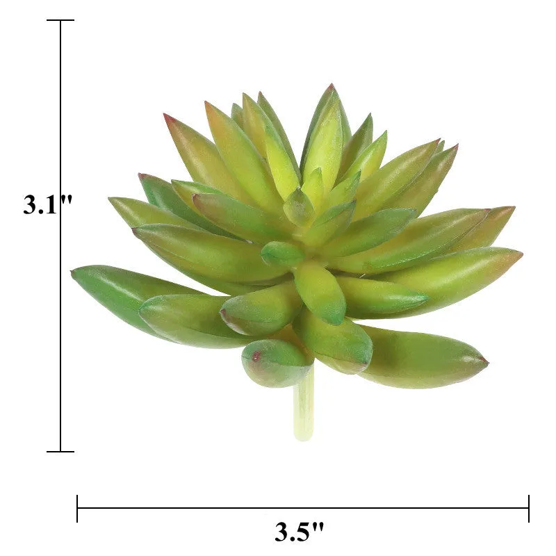 Bulk 3.6" Artificial Succulent Picks Stalk Diy Artificial Succulent Arrangements Wholesale