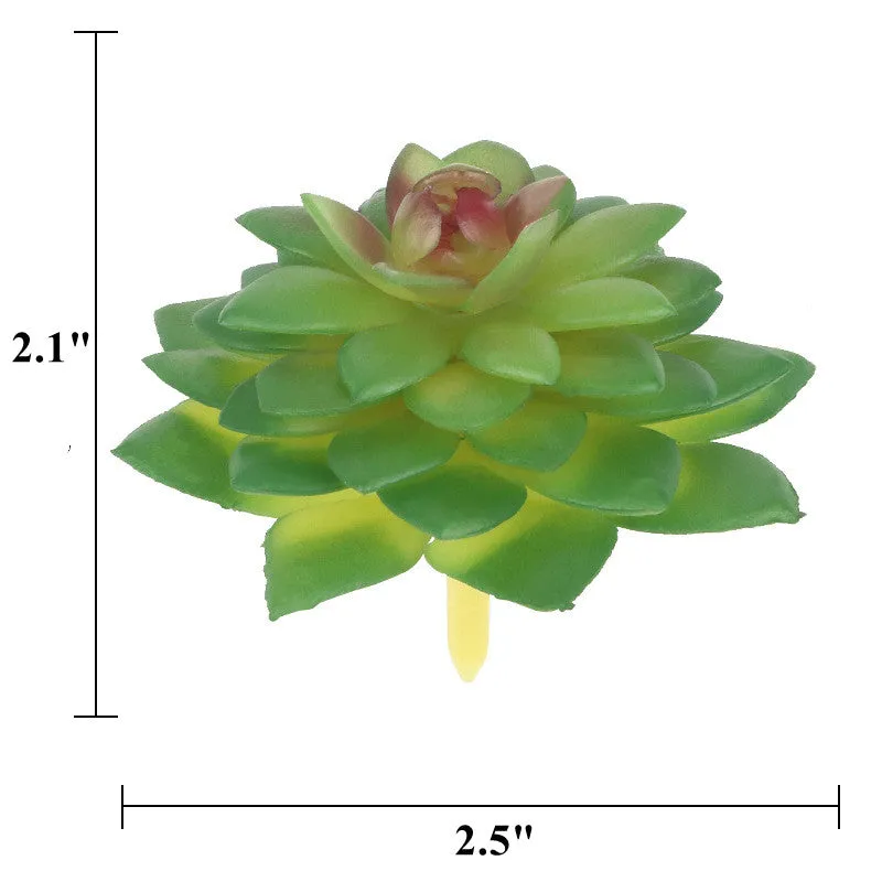 Bulk 3.6" Artificial Succulent Picks Stalk Diy Artificial Succulent Arrangements Wholesale