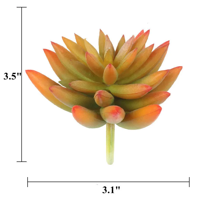 Bulk 3.6" Artificial Succulent Picks Stalk Diy Artificial Succulent Arrangements Wholesale