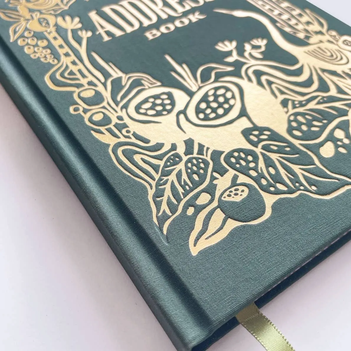 Crane Address Book (Green) by Idlewild