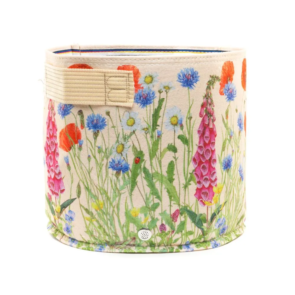 Cream Iona Buchanan Meadow Fabric Pot