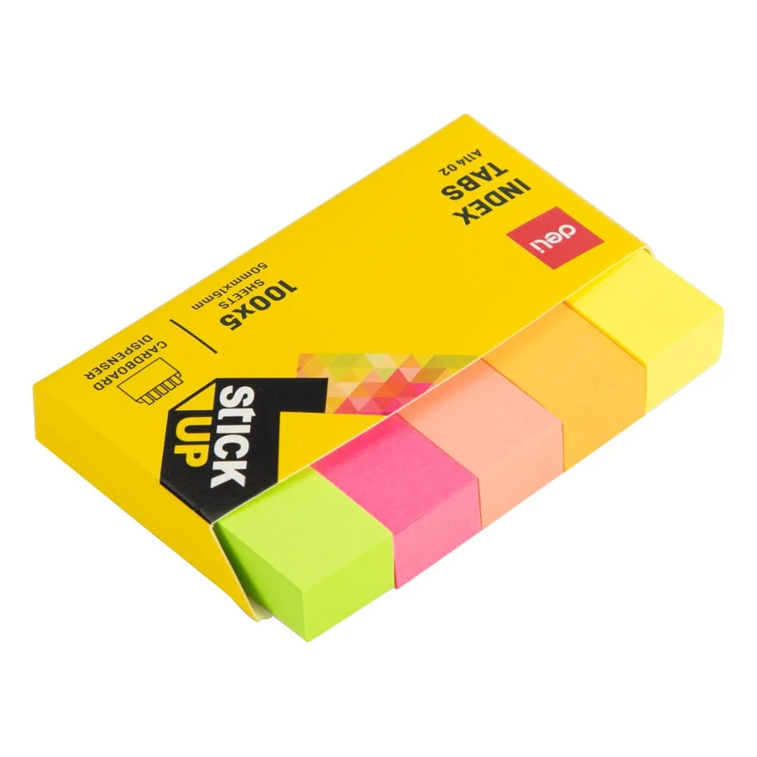 Deli 50mm x 15mm Index Tabs