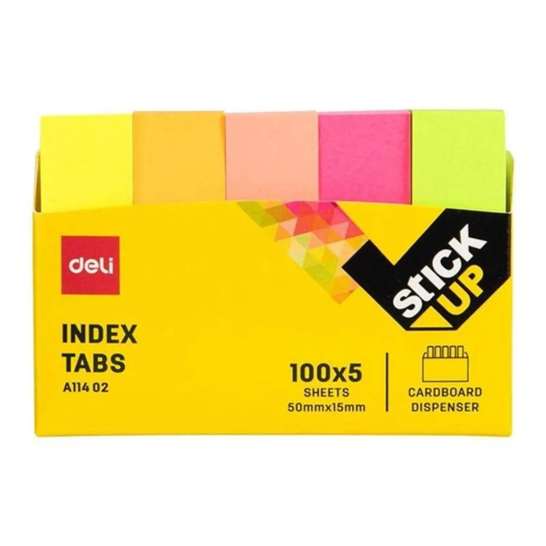 Deli 50mm x 15mm Index Tabs