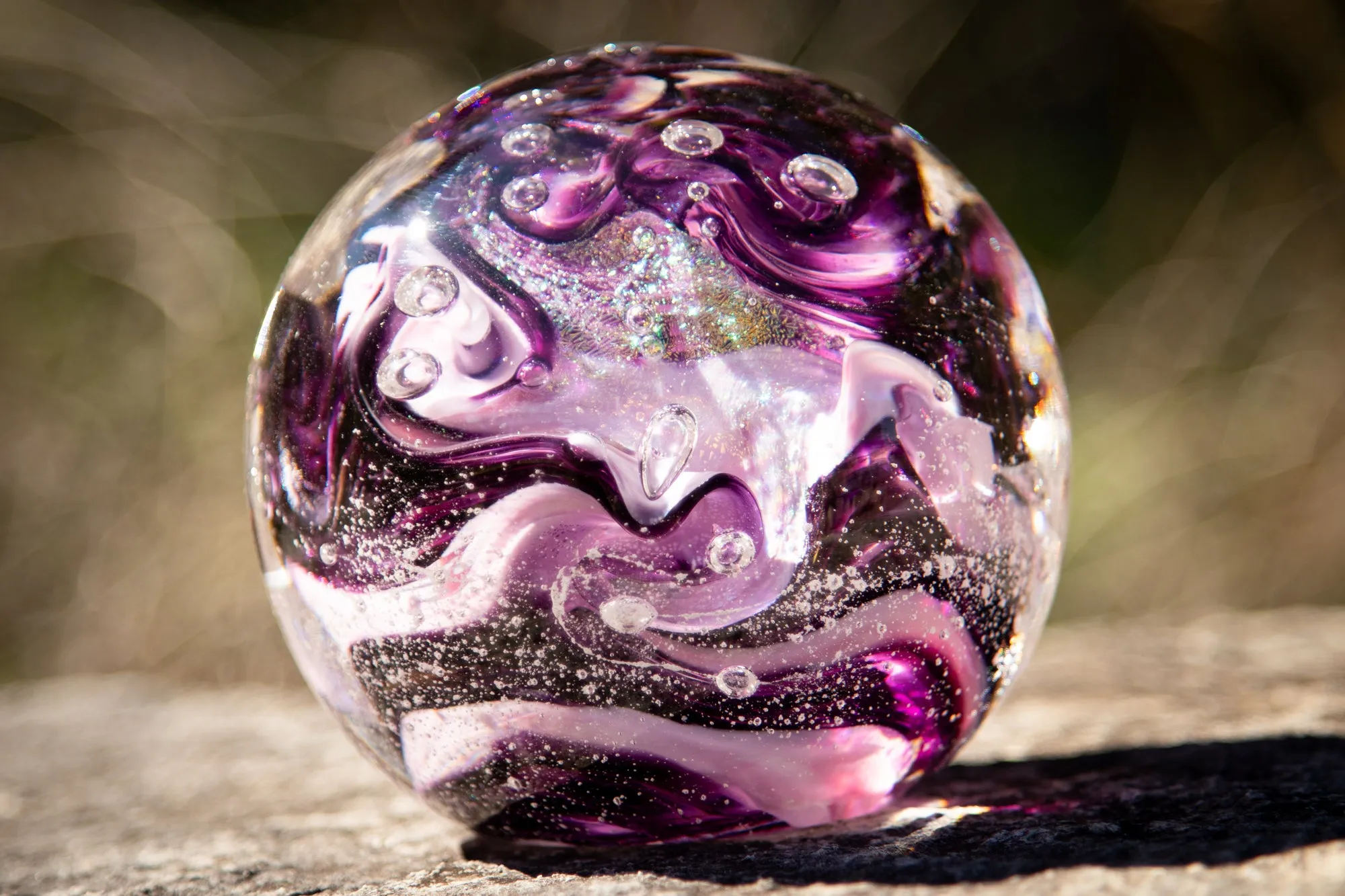 Dichroic Splash Orbs