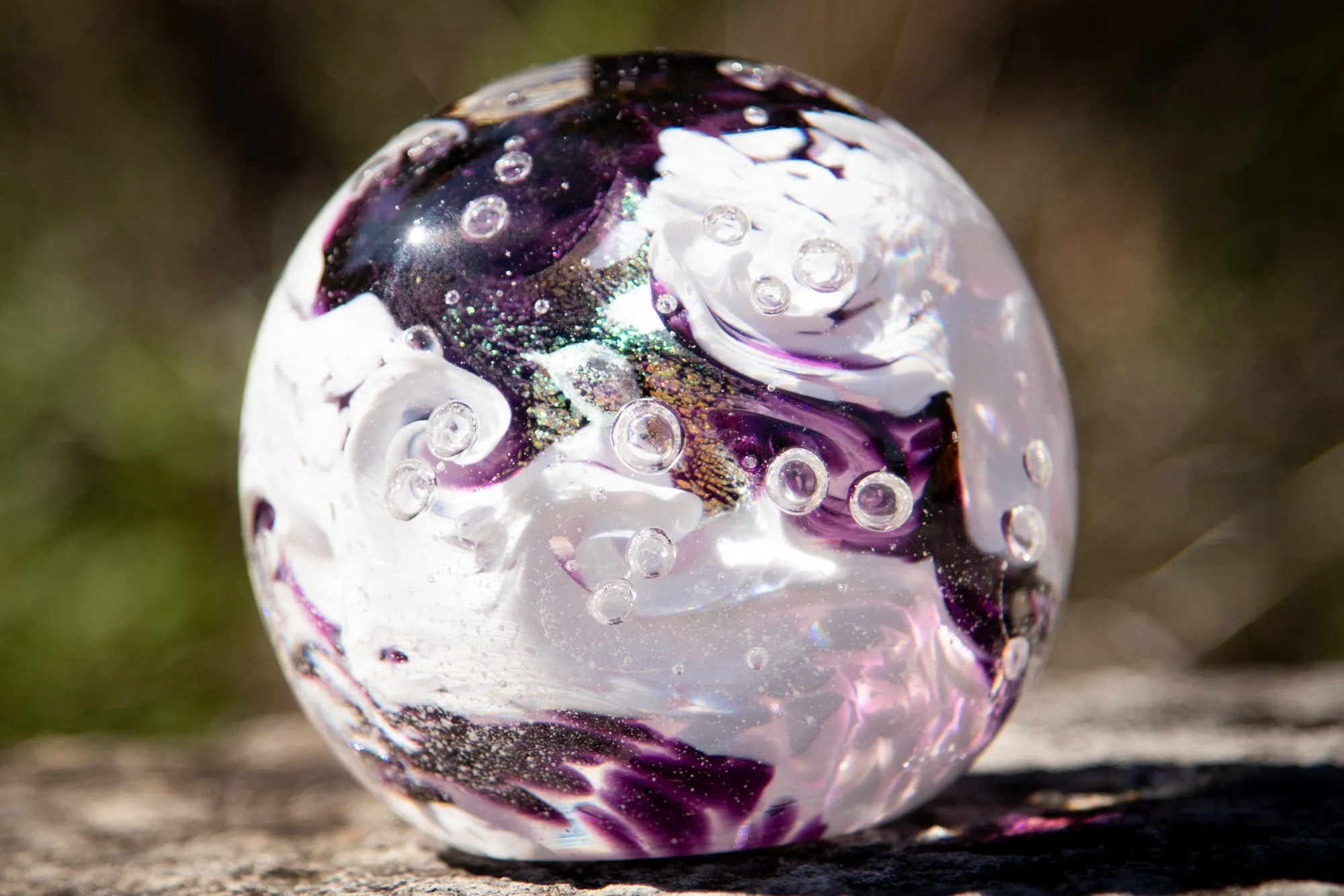 Dichroic Splash Orbs