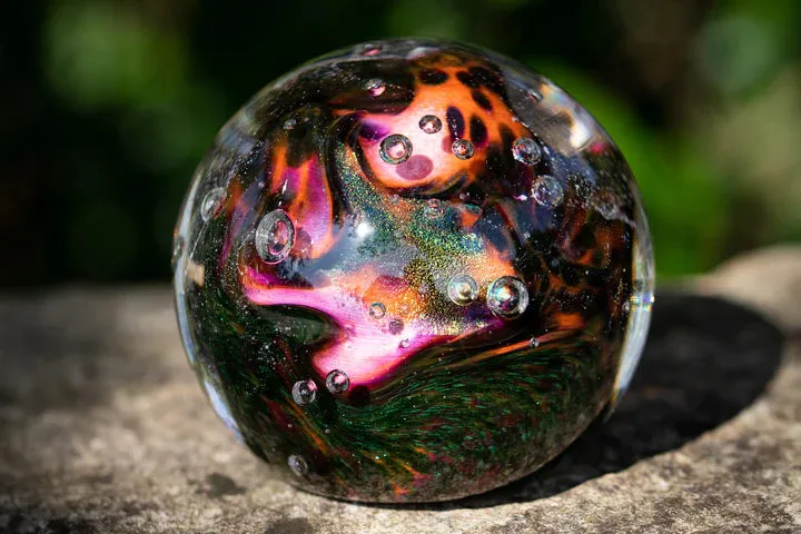 Dichroic Splash Orbs