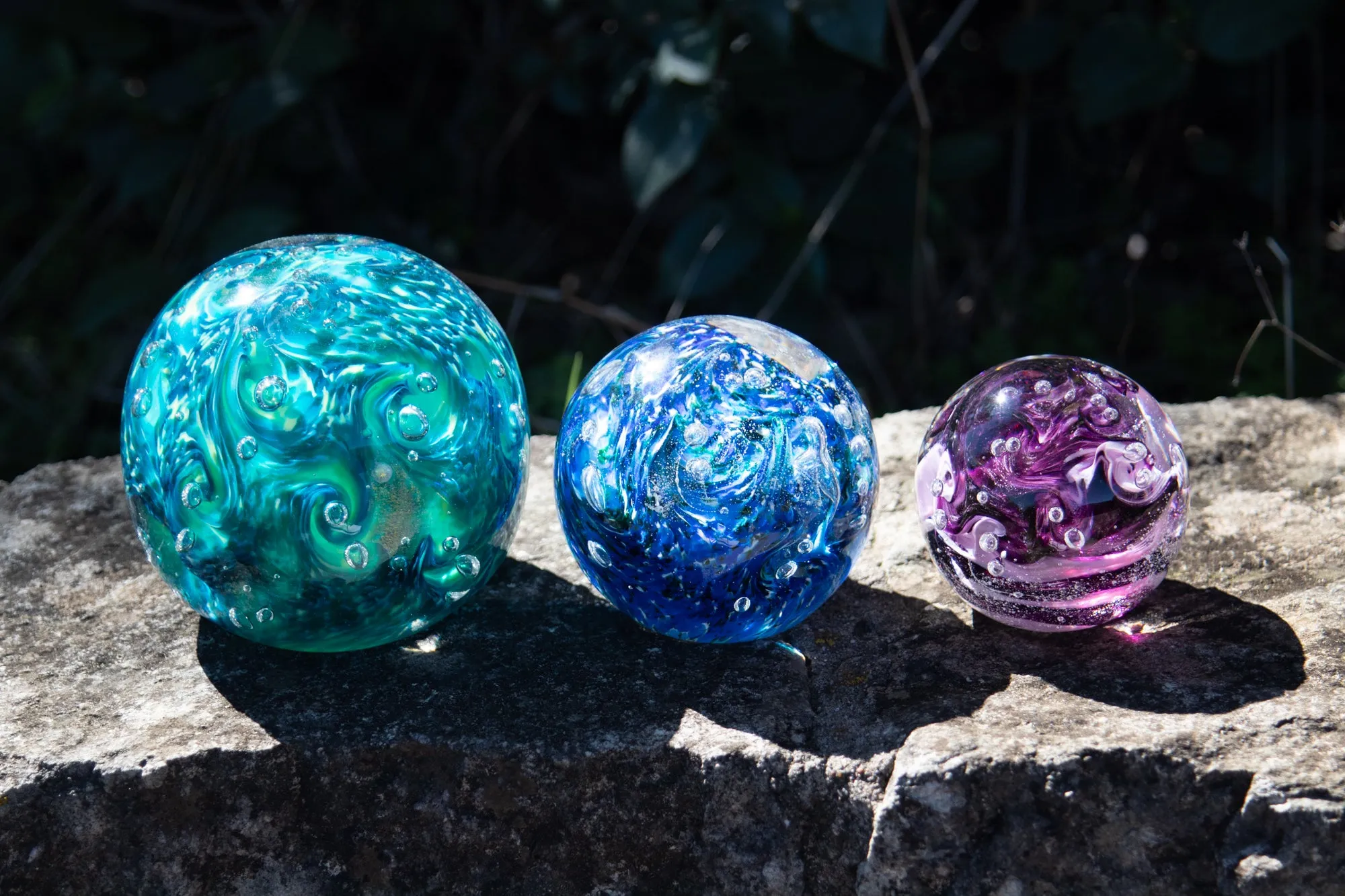 Dichroic Splash Orbs