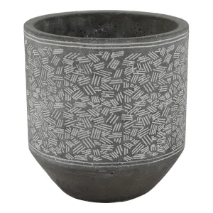 Eli Concrete Pot 18.2 x 19.5CM