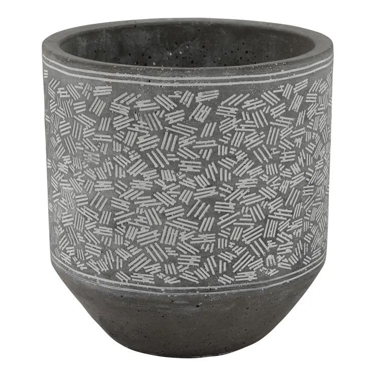 Eli Concrete Pot 18.2 x 19.5CM