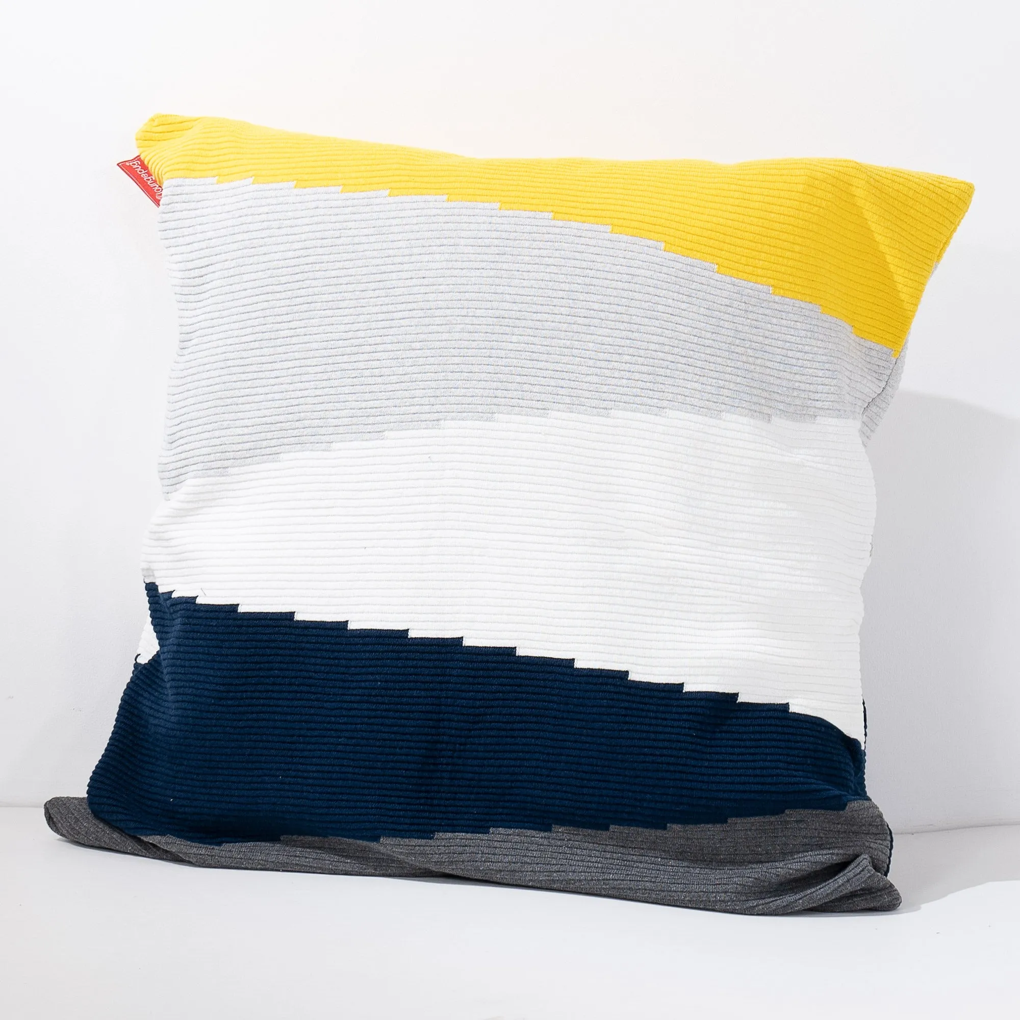 Extra Large Scatter Cushion Cover 70 x 70cm - Knitted Colourblock Multi