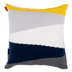 Extra Large Scatter Cushion Cover 70 x 70cm - Knitted Colourblock Multi