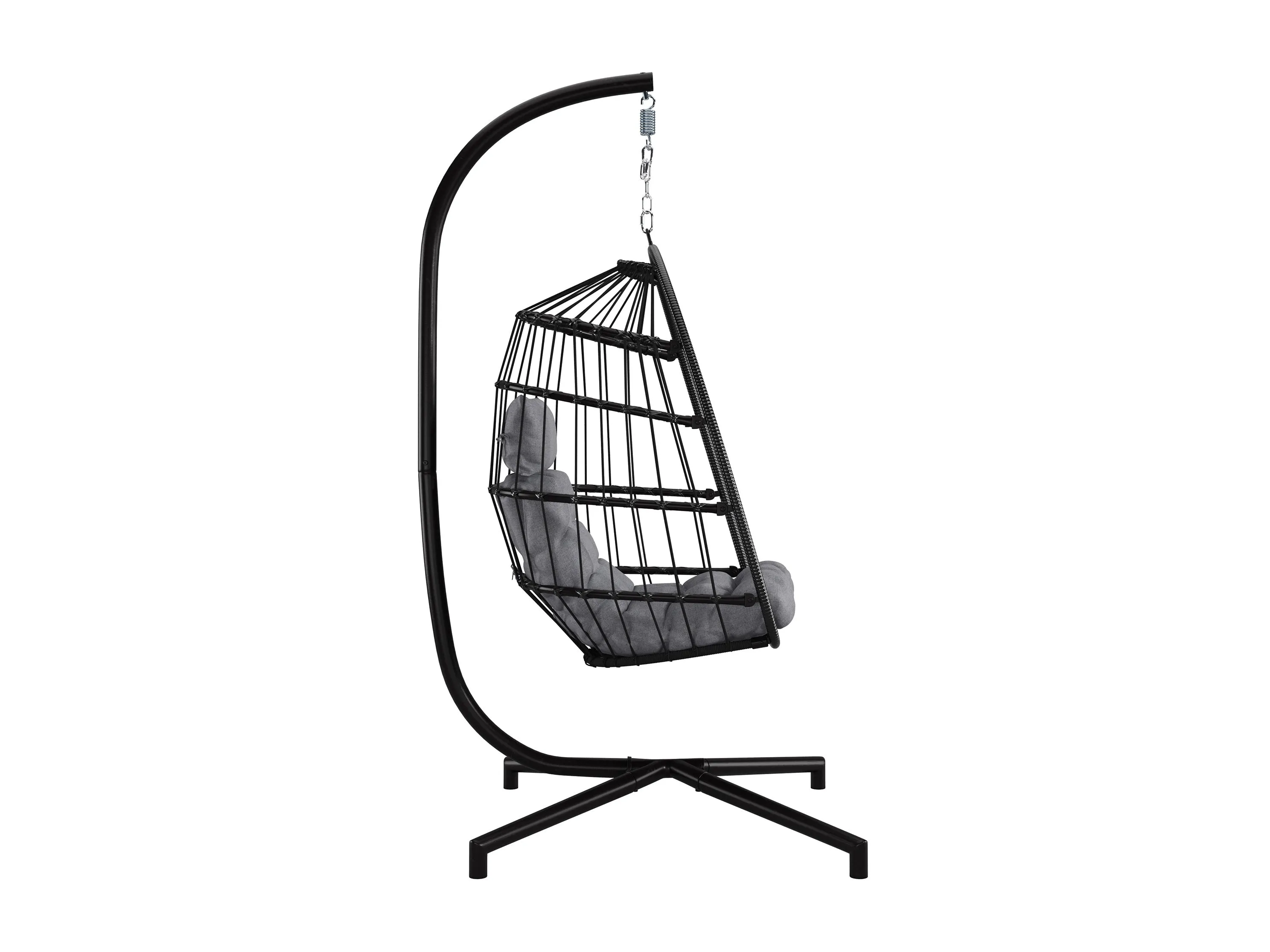 Grey Hanging Egg Chair