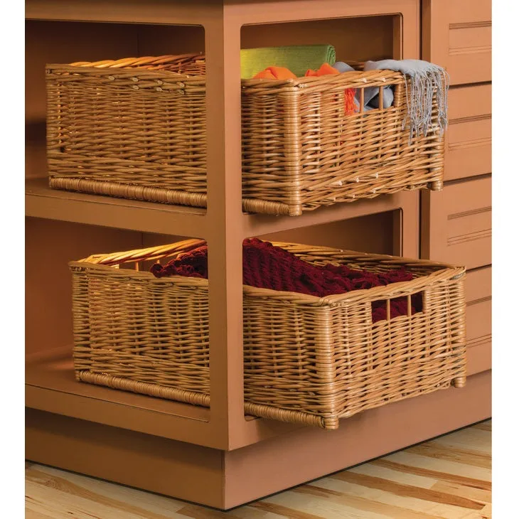 Hafele Free Standing Storage Wicker Basket