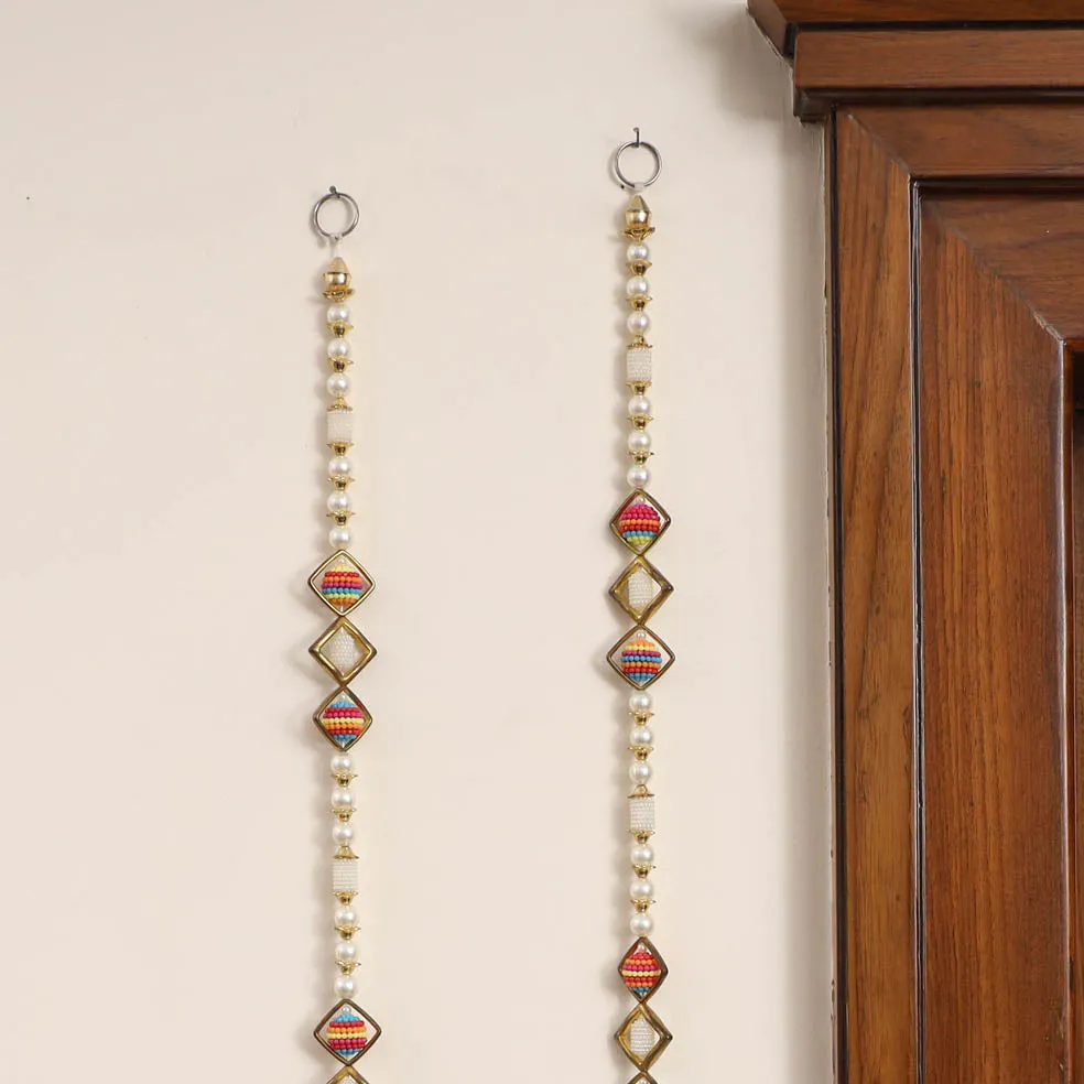 Handmade Bead Work Wall Hanging (set of 2) 33