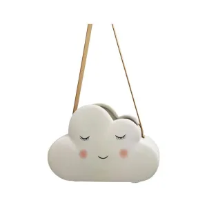 Hanging Cloud Planter - White