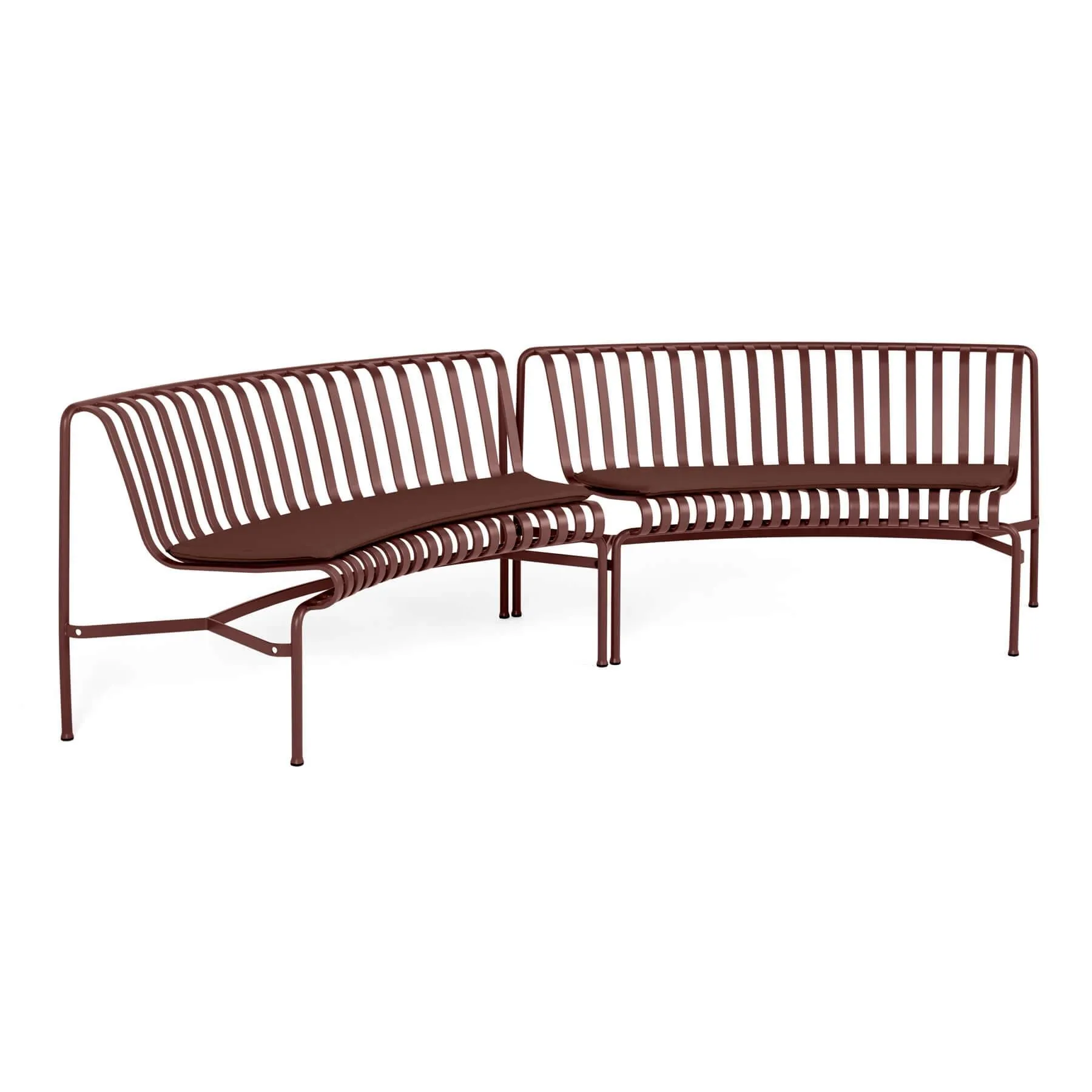 HAY Palissade Garden Furniture Park Dining Bench In In Cushion