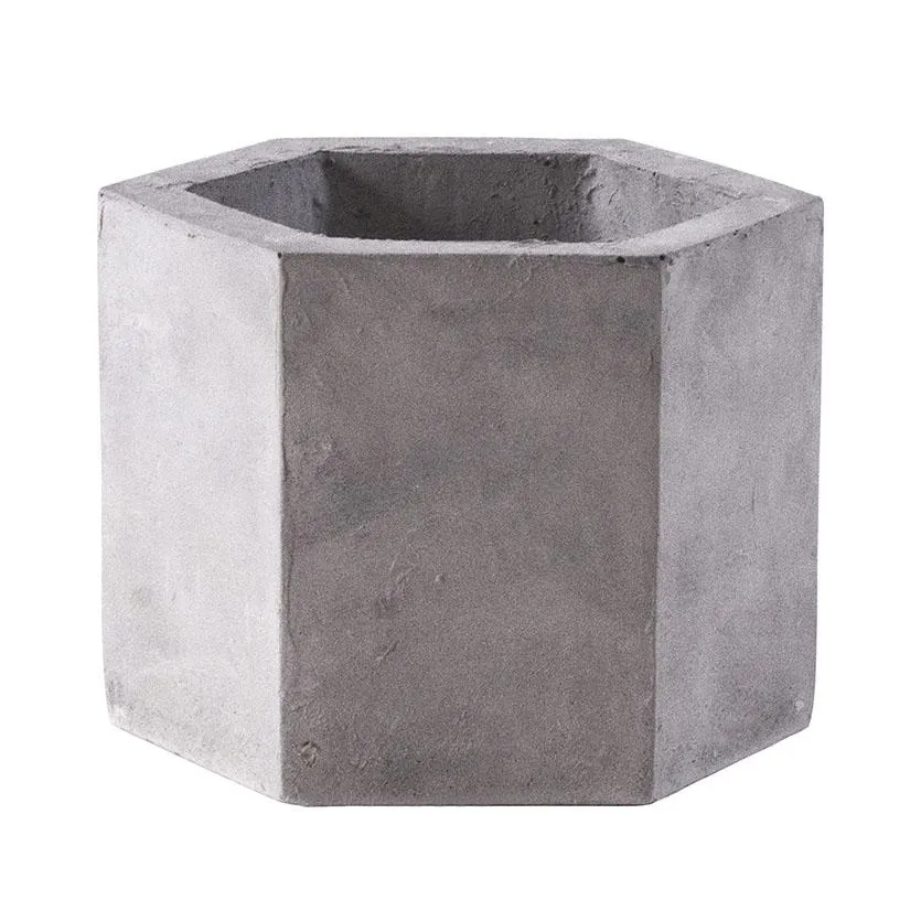 Hexagon Concrete Planter