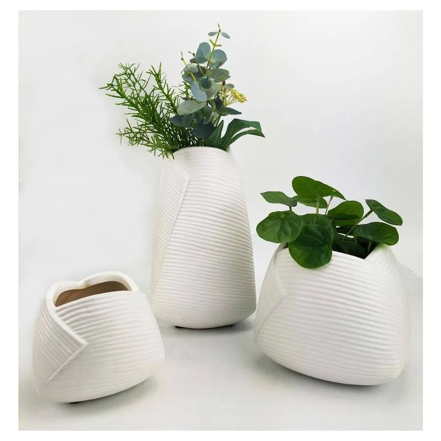 Jocelyn Planter - White (11.5cm)