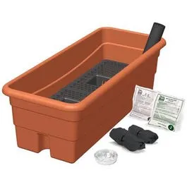 Junior Organic Container Garden Kit, Terra Cotta