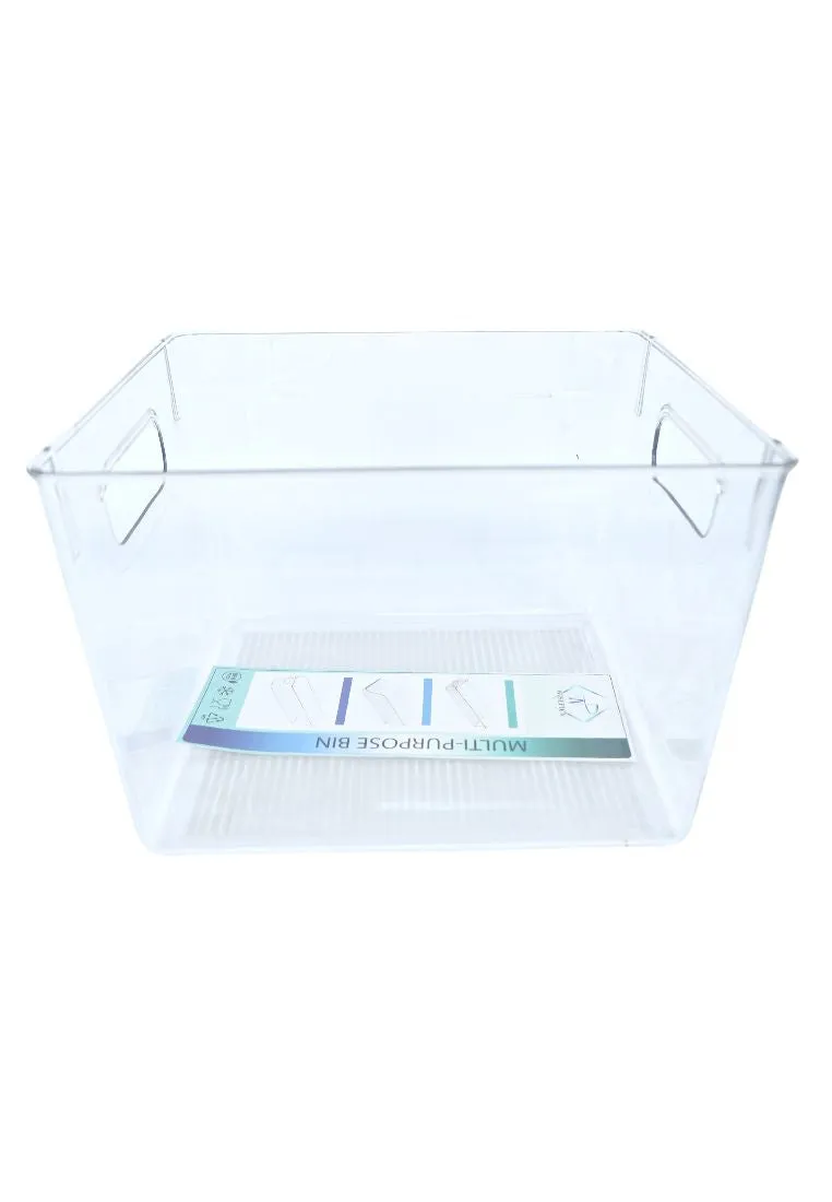 Landmark Multi-purpose Bin With Handle - Clear