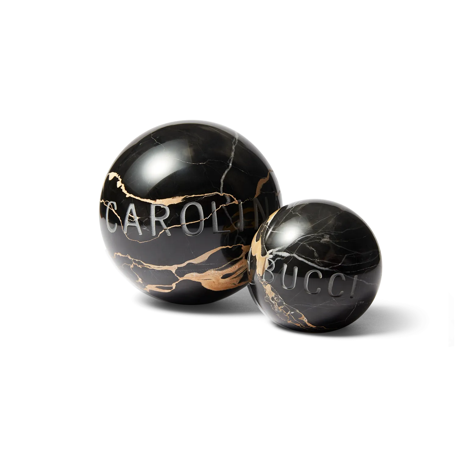 Large Carrara Marble Spheres