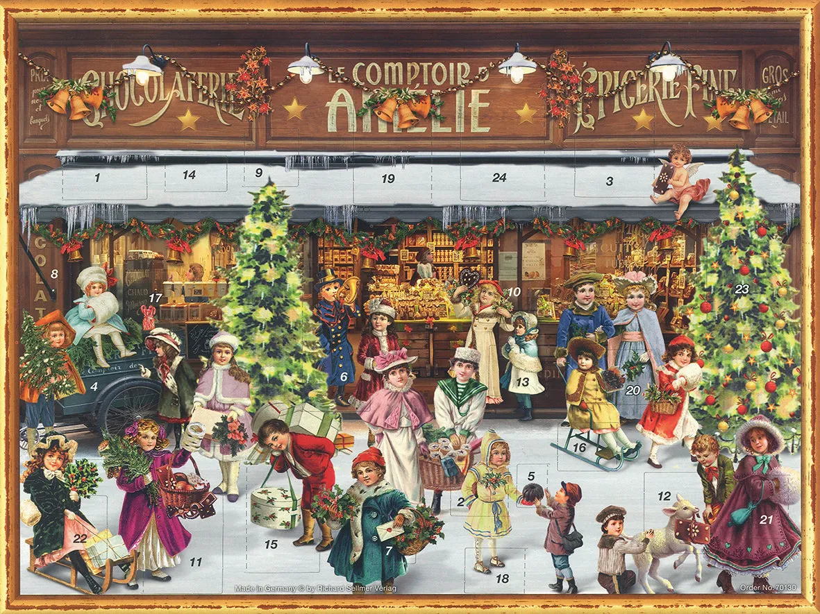 Large Traditional German Advent Calendars - Old World Victorian