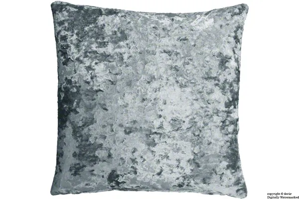 London Crushed Velvet Cushion - Dream