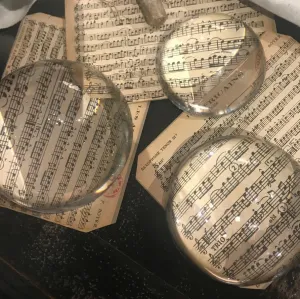 Magnifying Glass Paperweights - Set of Six