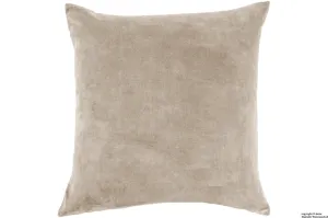 Malvern Velvet Cushion - Putty