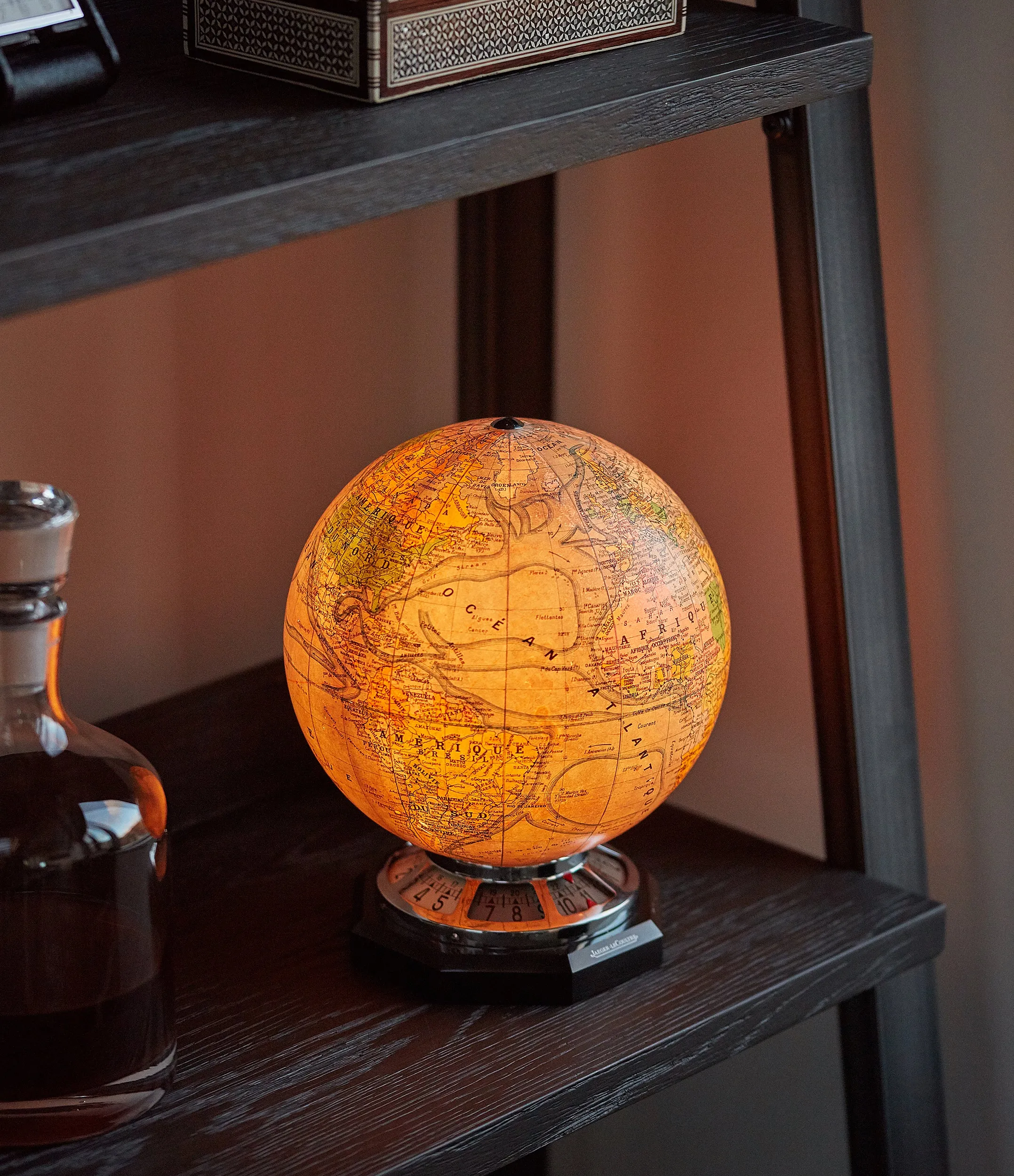 Mappemonde | Illuminated | Desk Clock