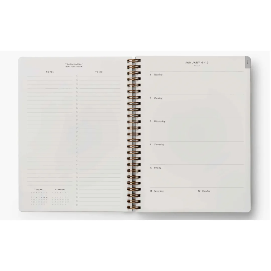 Mimi 2025 12-Month Spiral Planner