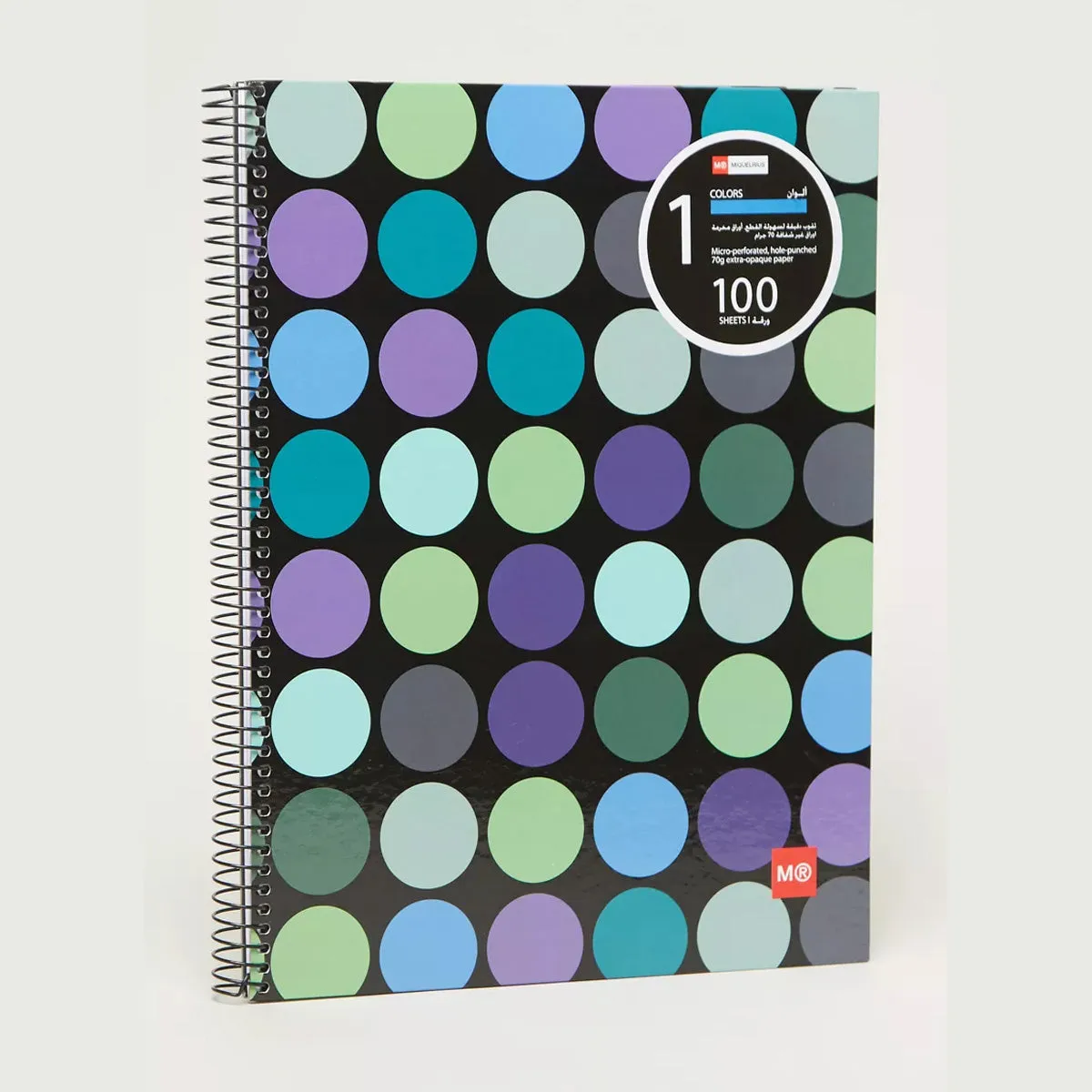 Miquelrius Candy Apple Green Notebook 1 Subject A4 100 Sheets