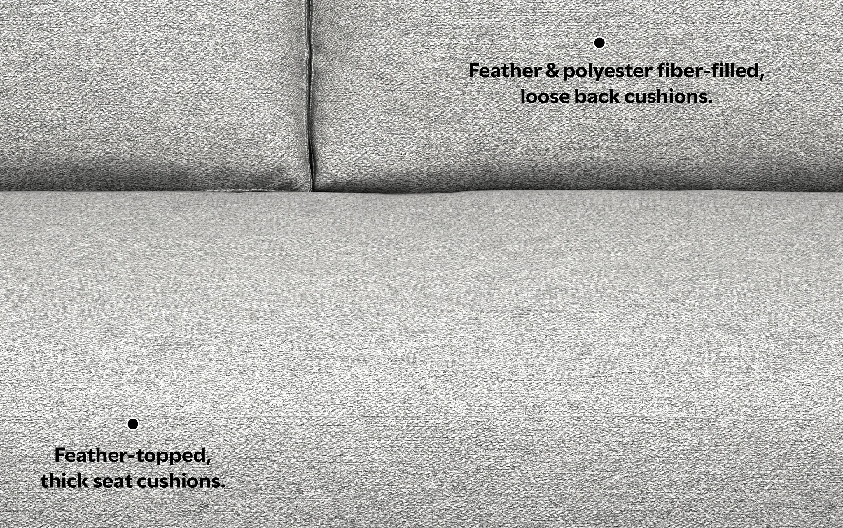 Morrison 72-inch Sofa in Woven-Blend Fabric