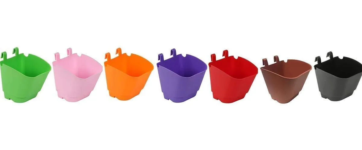 Multicolor Vertical Hook Pot (Pack of 6)