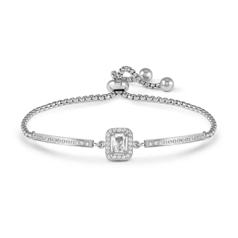 Nomination RoyalDream Bracelet, Rectangle, Cubic Zirconia, Sterling Silver