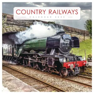 Otter House Country Railways Wiro Wall Calendar 2025