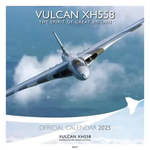 Otter House Vulcan XH558 Wall Calendar 2025