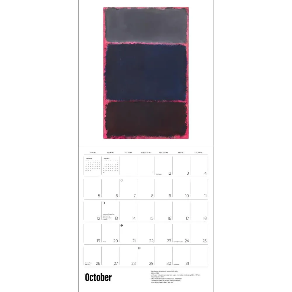 Pomegranate 2025 Wall Calendar - Rothko