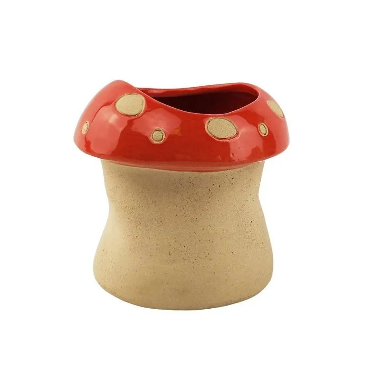 Red Mushroom Planter