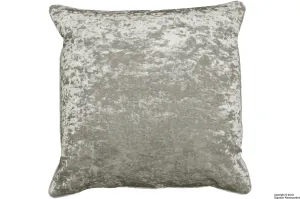 Serenity Crushed Velvet Cushion - Sage